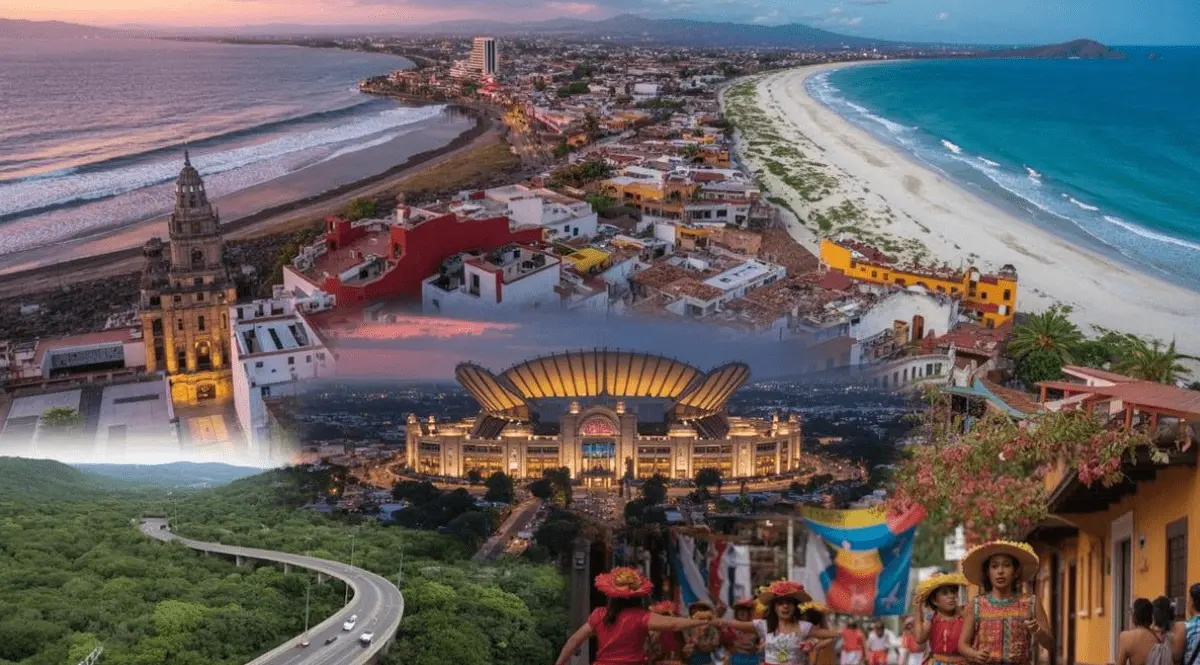 Turistas disfrutan las playas de Riviera Nayarit durante la temporada vacacional.